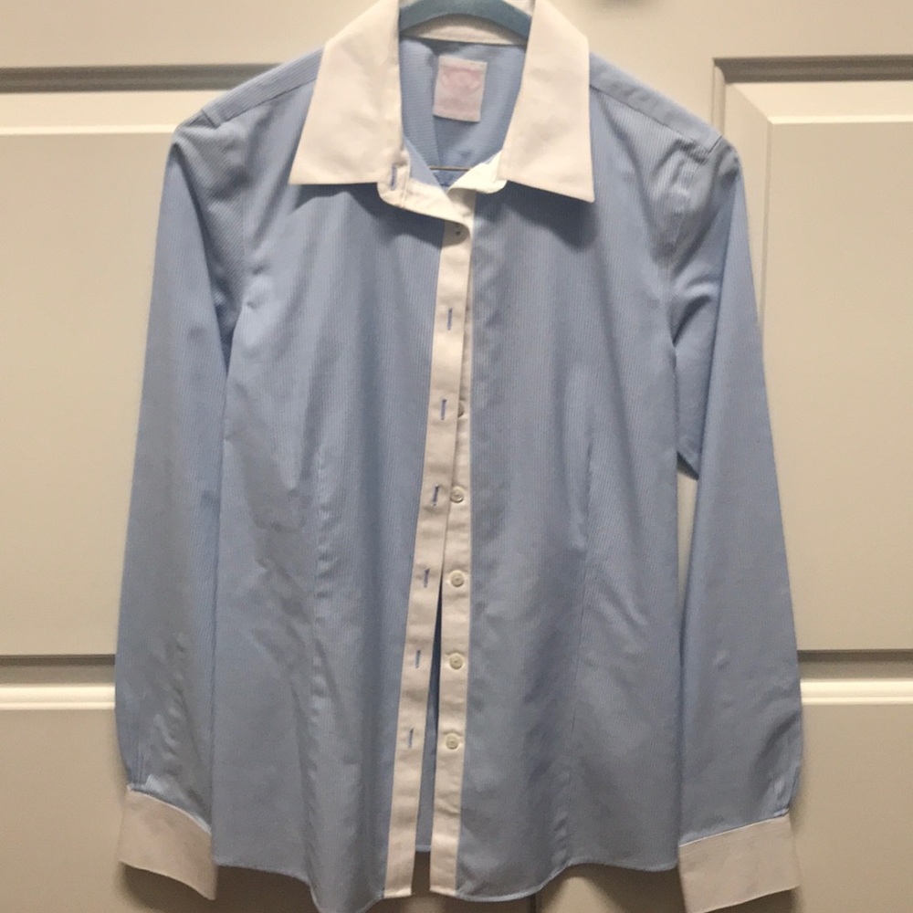 Two tone button up
